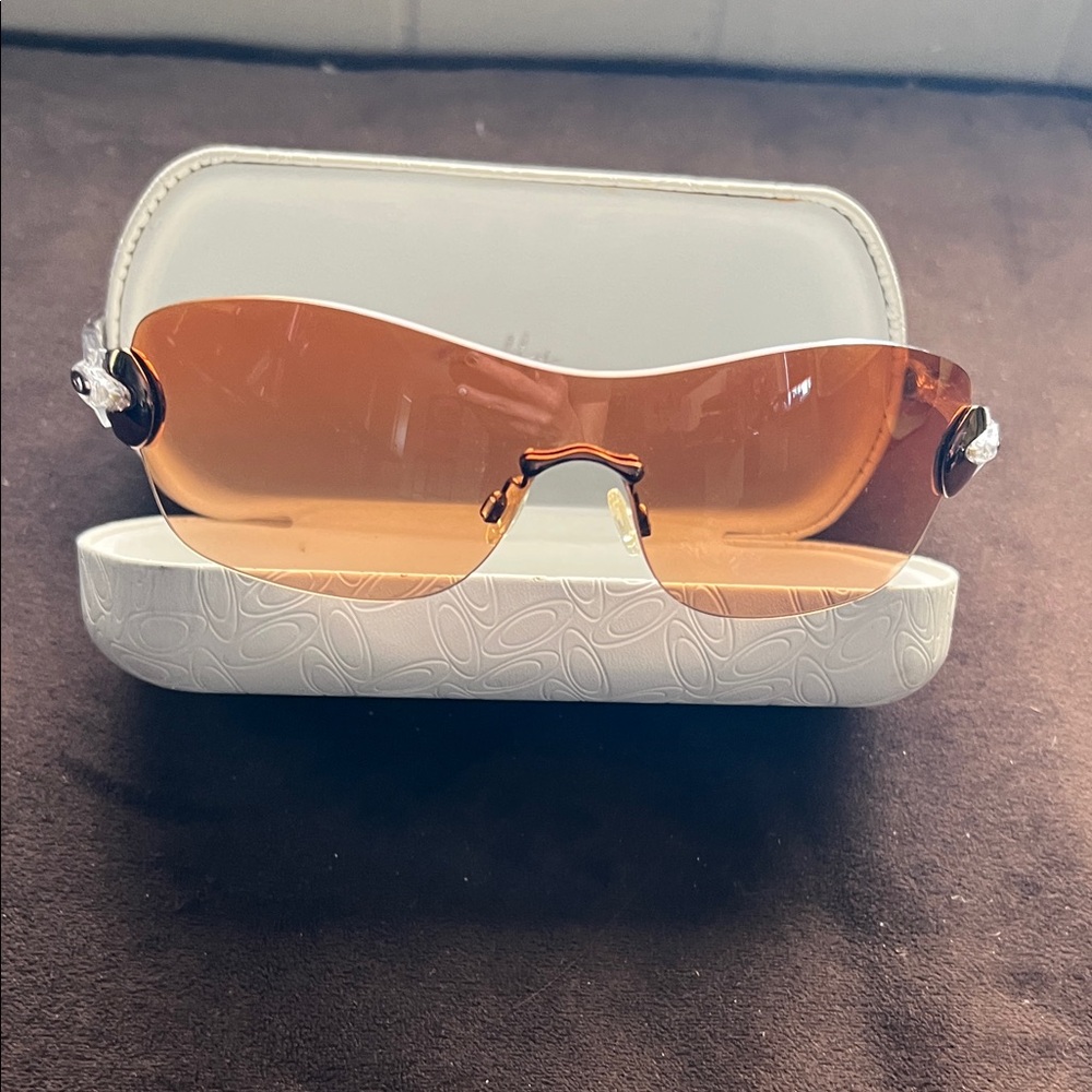 Oakley Wrap Amber Sunglasses
